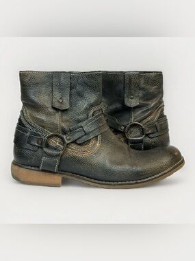 Roan by Bed Stu Colton II Native Men's Leather Harness Boots Size 11 Worn Once